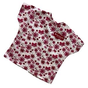 American Girl 18" Doll Hospital Gown Get Well Pink Flowers Butterflies STAINED